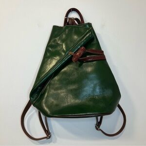 Vera Pelle Convertible Backpack Sling Shoulder Bag